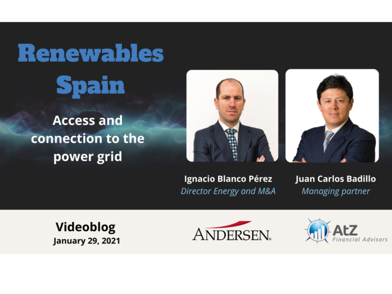 AtZ Videoblog – Post 1 Renewables Spain: Quick overview on access and connection to the power grid