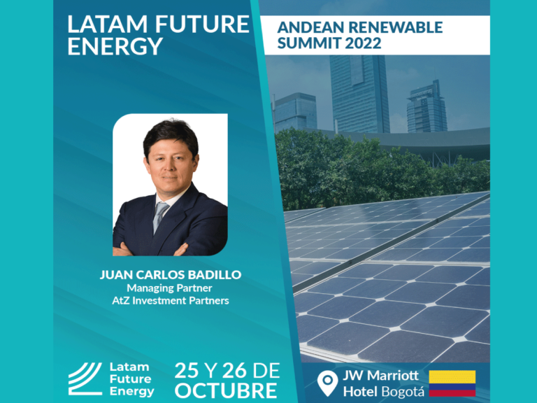 AtZ Investment Partners in Latam Future Energy Andean Renewable Summit 2022