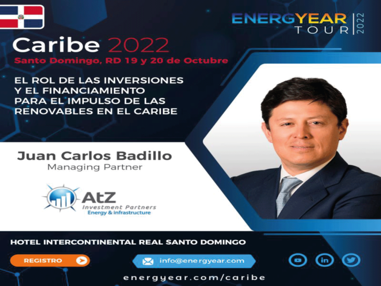 The role of investment and financing in boosting renewables in the Caribbean. AtZ Investment Partners  in Energyear Caribbean